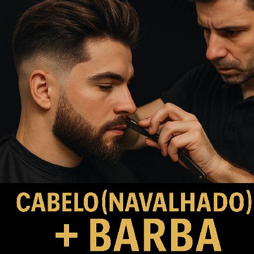 Cabelo (Navalhado) + Barba